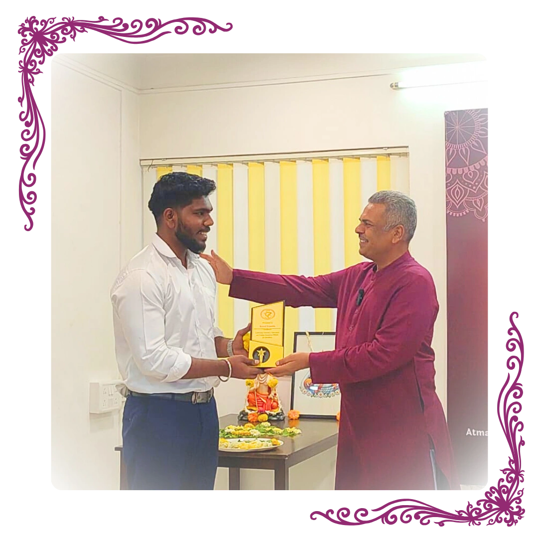 Celebrating Excellence Kunal Kamble Honored by Atmabhan Celebrating Excellence Kunal Kamble Honored by Atmabhan