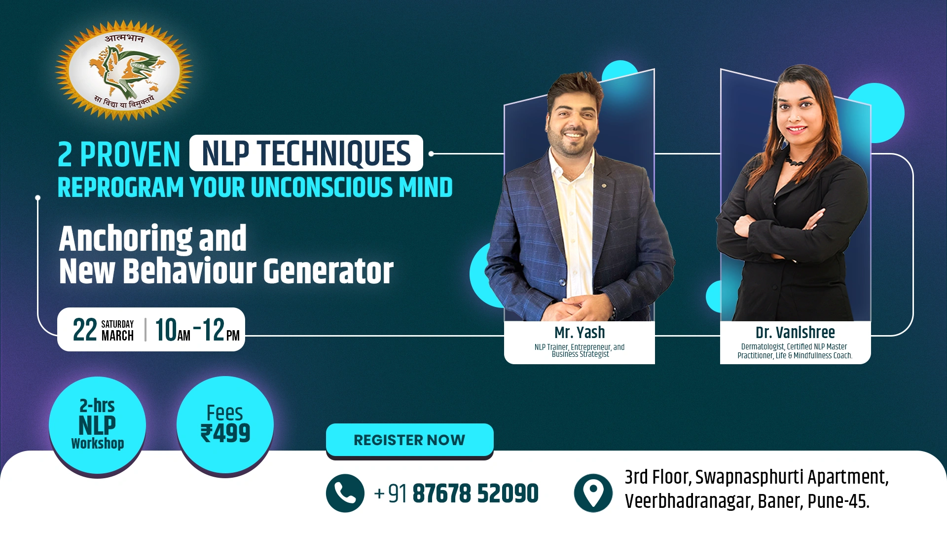 Master the Power of NLP with Yash & Dr. Vanishree Master the Power of NLP with Yash & Dr. Vanishree