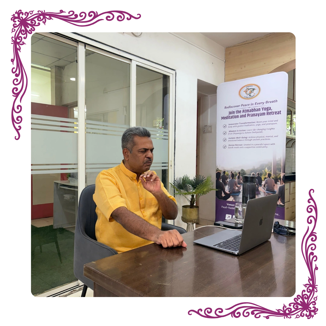 Yoga & Consciousness Session by Shri Ashvin Deshpande for Harman Employees Yoga & Consciousness Session by Shri Ashvin Deshpande for Harman Employees